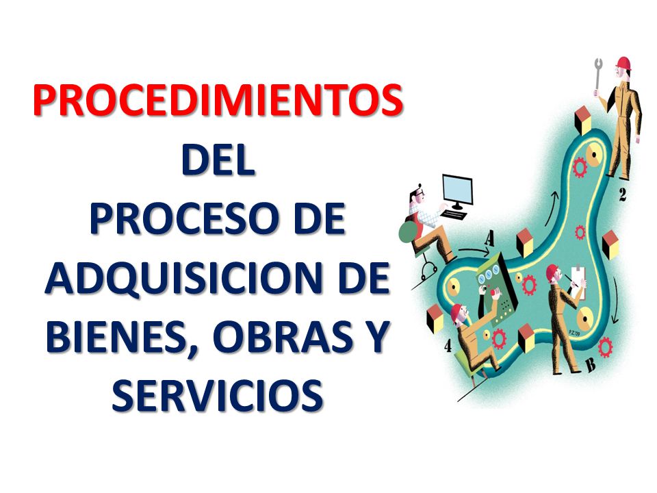 PROCEDIMIENTOS DEL PROCESO DE ADQUISICION DE BIENES, OBRAS Y SERVICIOS