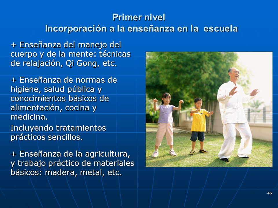 Primer nivel Incorporación a la enseñanza en la escuela