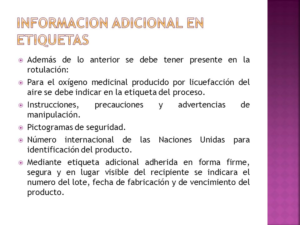 INFORMACION ADICIONAL EN ETIQUETAS