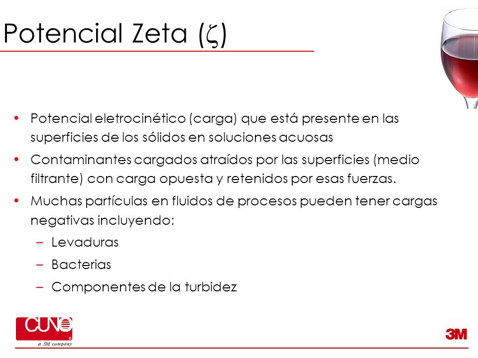 Potencial Zeta () Potencial eletrocinético (carga) que está presente en las superficies de los sólidos en soluciones acuosas.