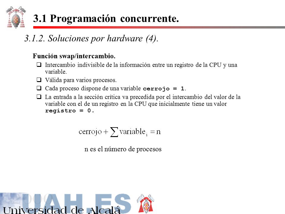 3.1 Programación concurrente.