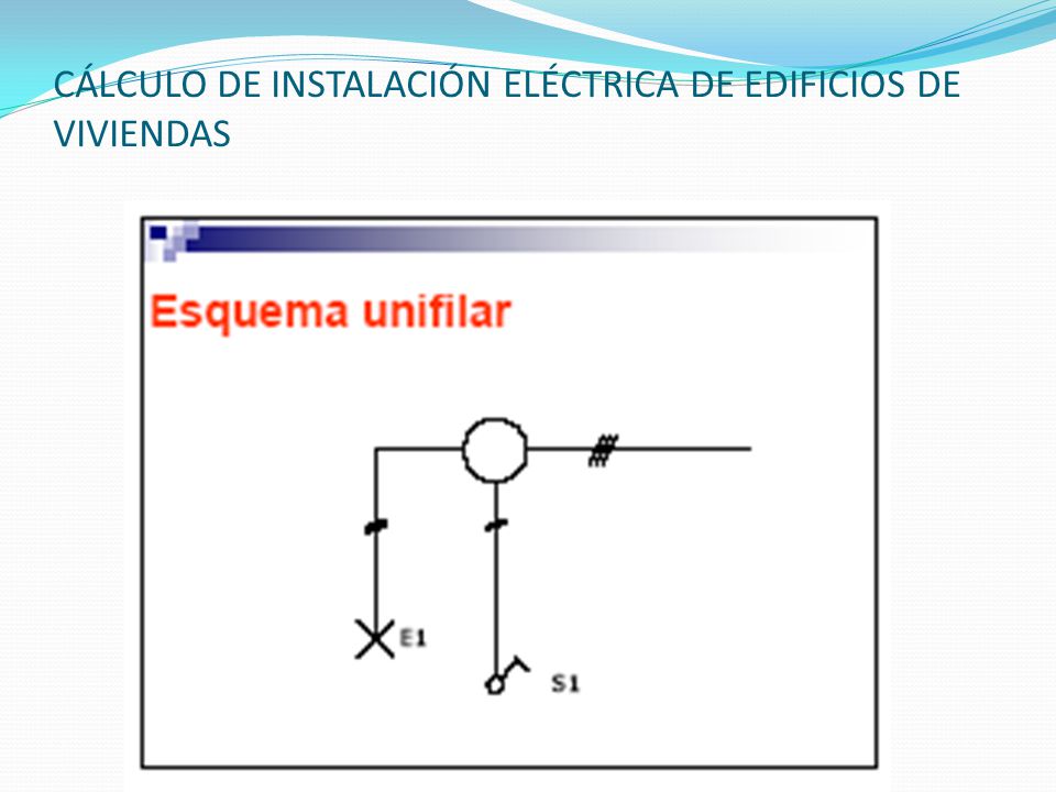 CÁLCULO DE INSTALACIÓN ELÉCTRICA DE EDIFICIOS DE VIVIENDAS