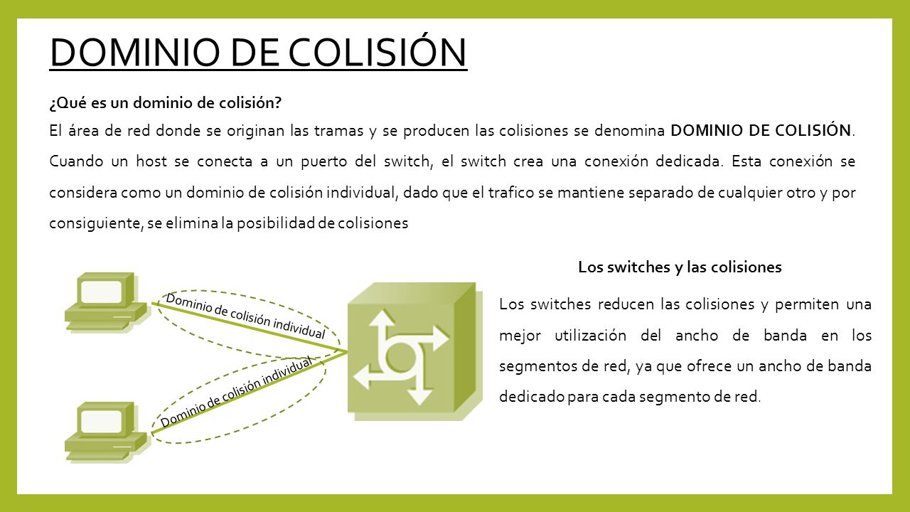 DOMINIO DE COLISIÓN ¿Qué es un dominio de colisión