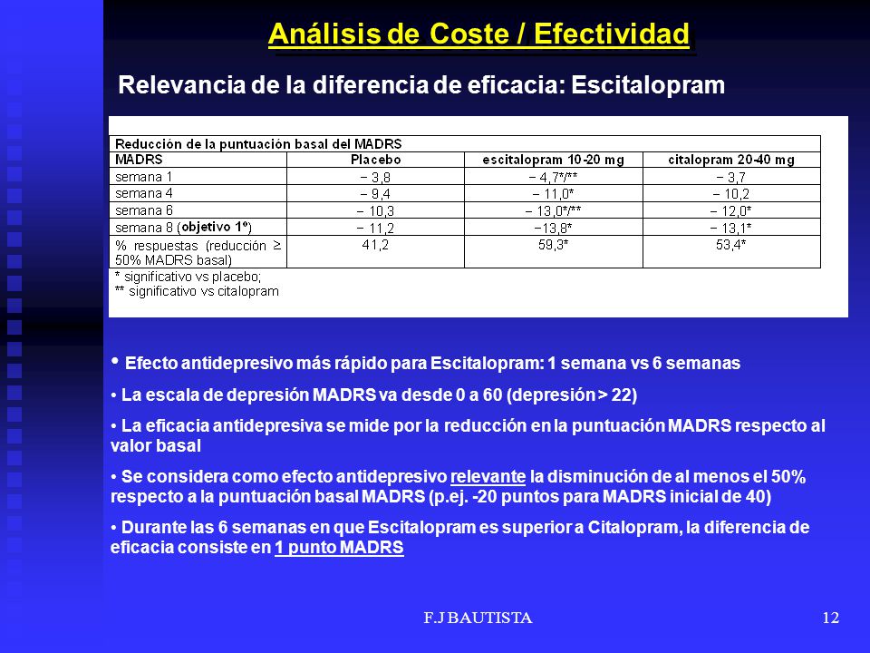 Análisis de Coste / Efectividad