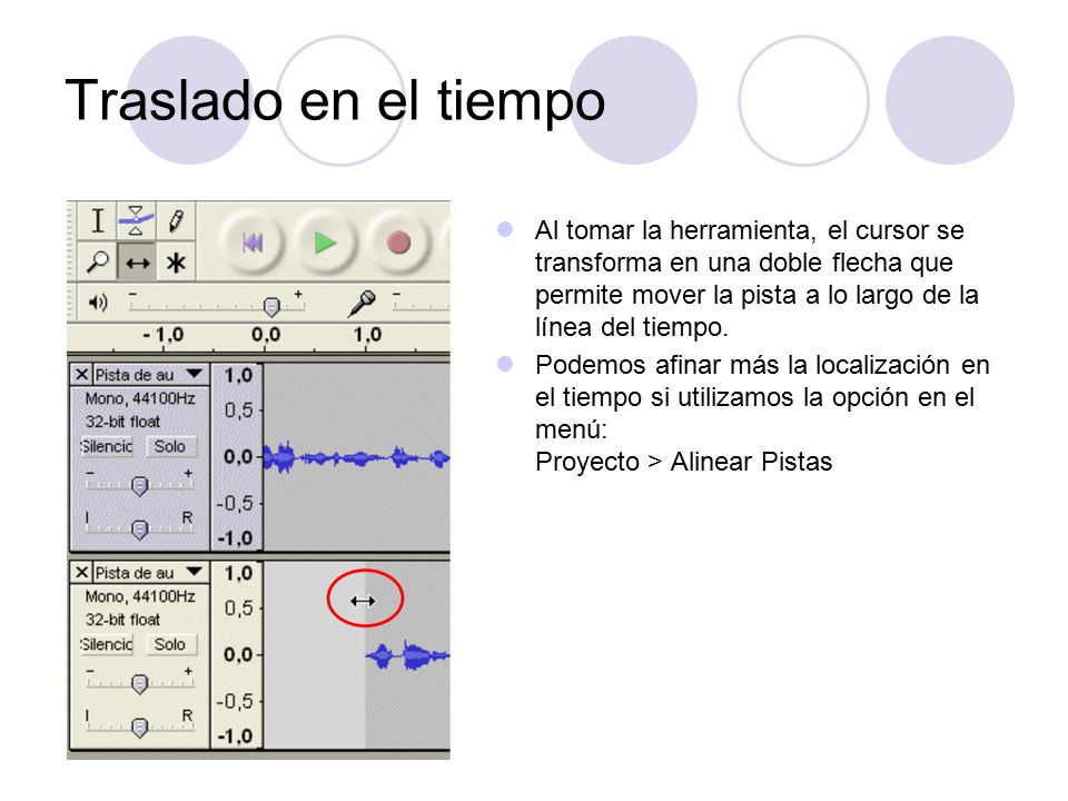 Traslado en el tiempo