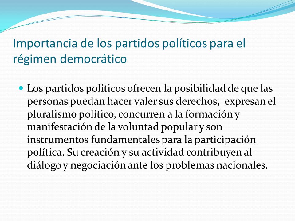 Resultado de imagen para IMPORTANCIA DE LOS PARTIDOS POLÃTICOS EN COLOMBIA