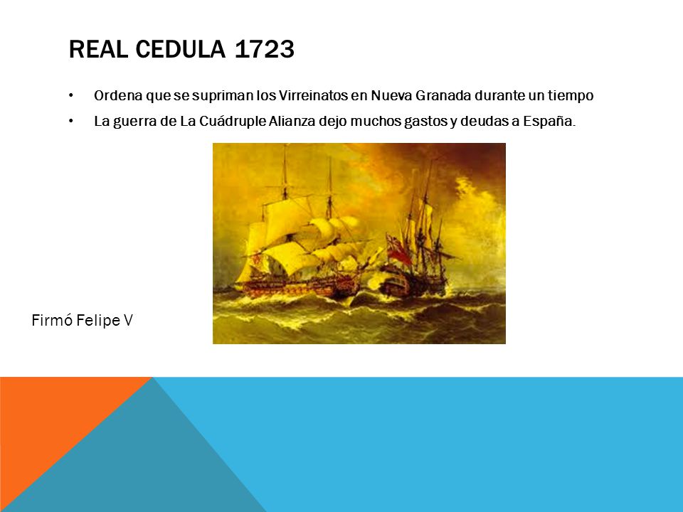 REAL CEDULA 1723 Firmó Felipe V