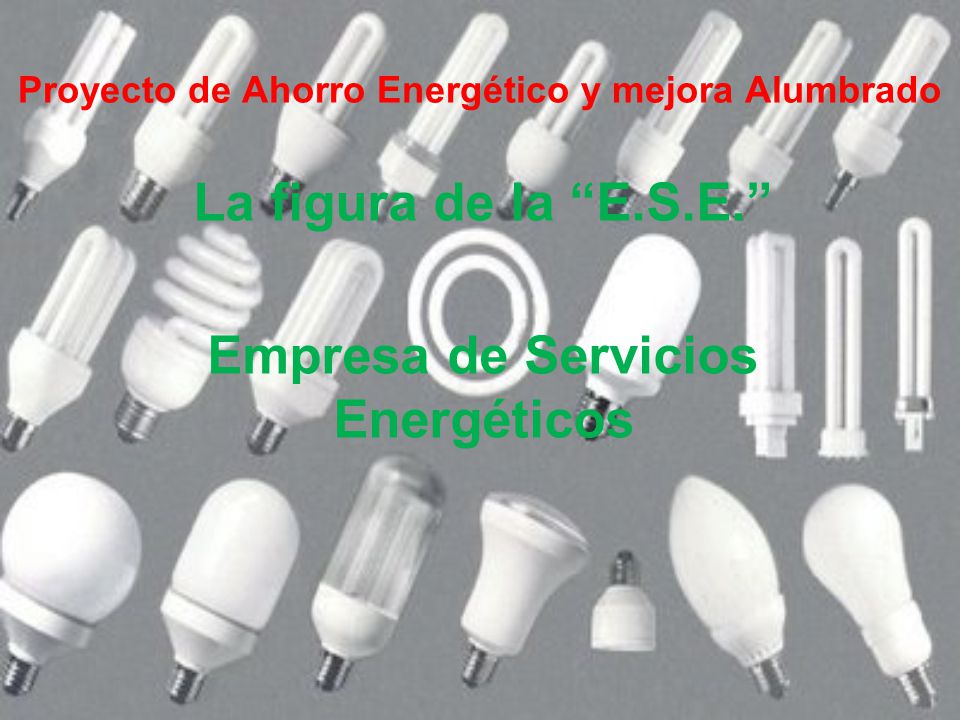 Proyecto de Ahorro Energético y mejora Alumbrado