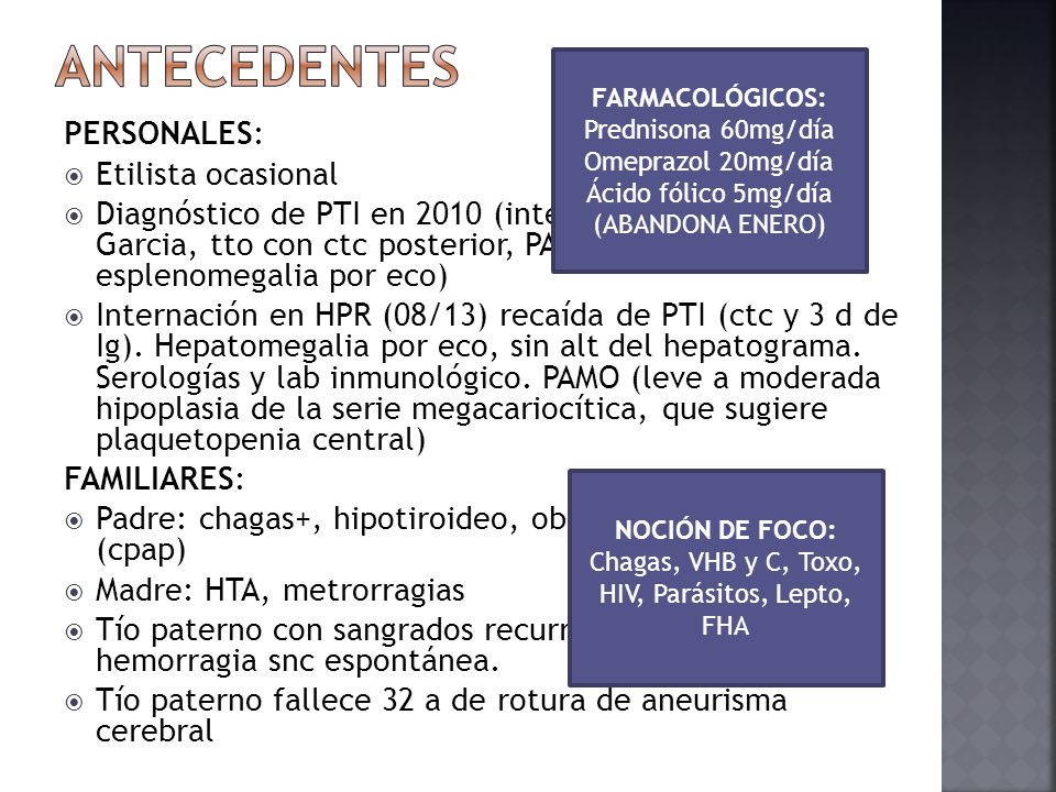 ANTECEDENTES PERSONALES: Etilista ocasional