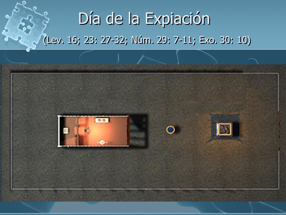 Día de la Expiación (Lev. 16; 23: 27-32; Núm. 29: 7-11; Exo. 30: 10)