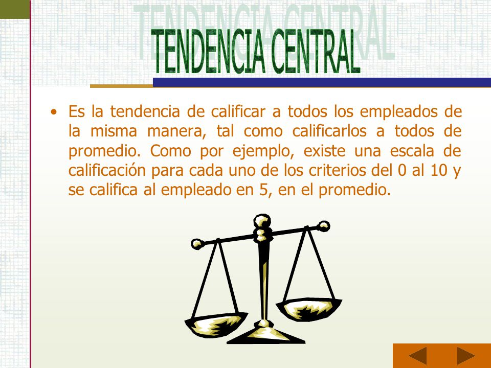 TENDENCIA CENTRAL