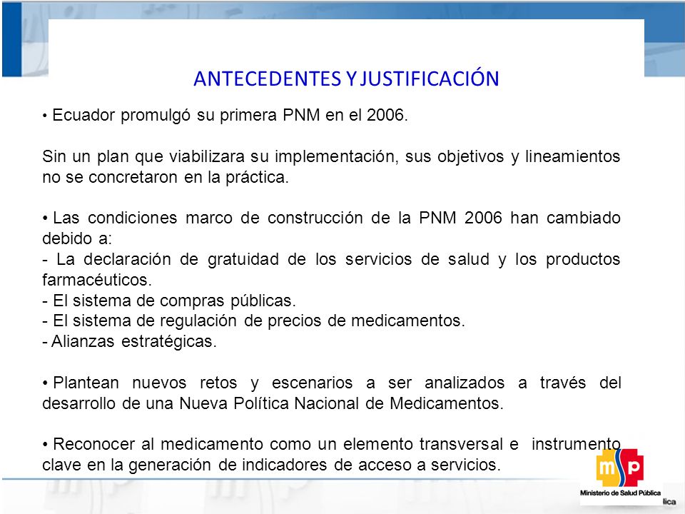 ANTECEDENTES Y JUSTIFICACIÓN