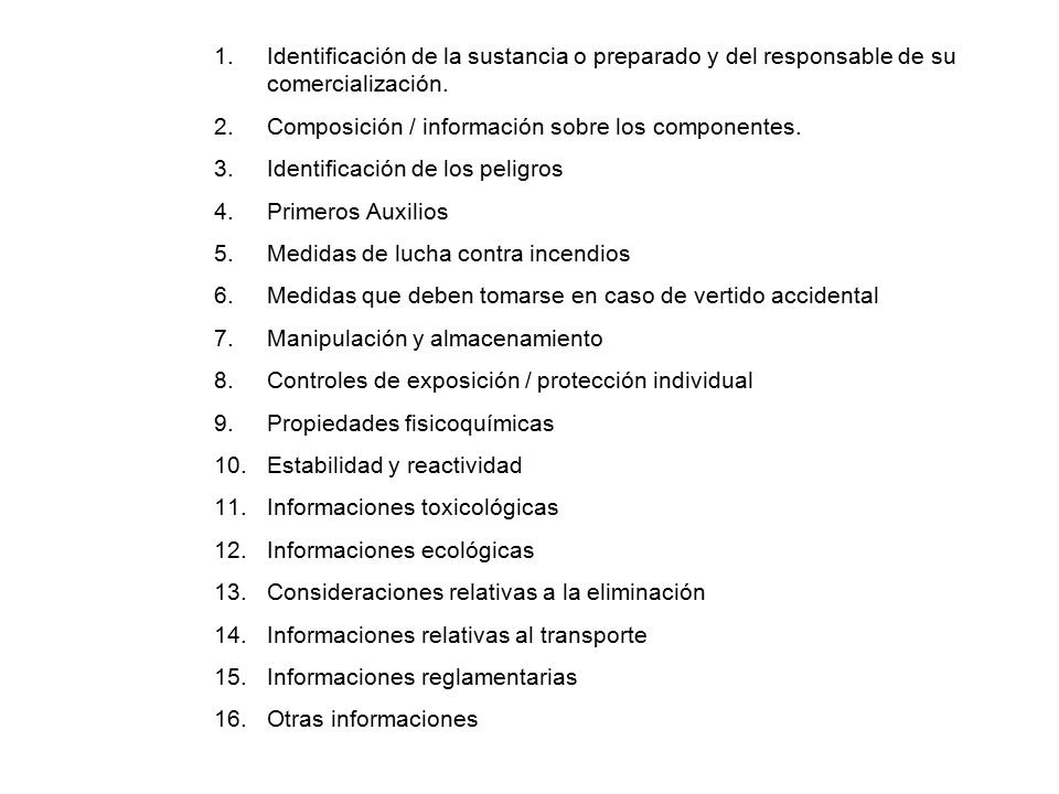 Identificación de la sustancia o preparado y del responsable de su comercialización.