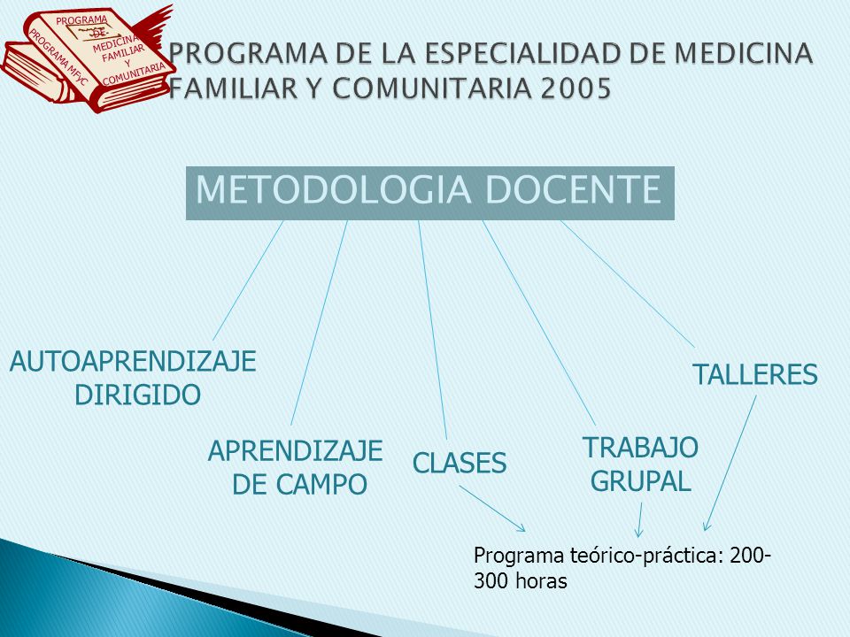 PROGRAMA DE LA ESPECIALIDAD DE MEDICINA FAMILIAR Y COMUNITARIA 2005
