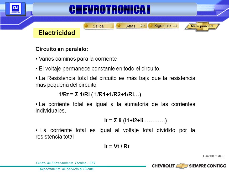 Electricidad Circuito en paralelo: Varios caminos para la corriente