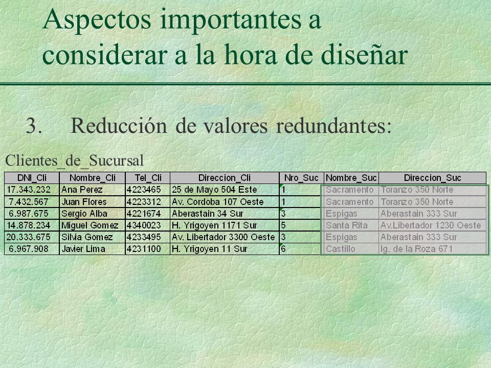 Aspectos importantes a considerar a la hora de diseñar