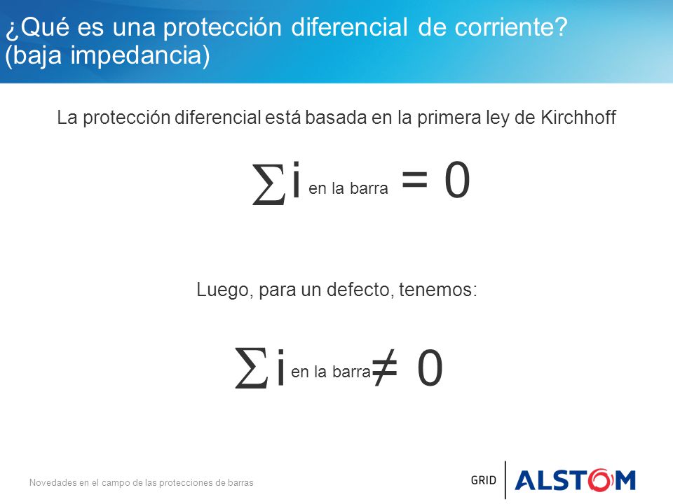 ¿Qué es una protección diferencial de corriente (baja impedancia)