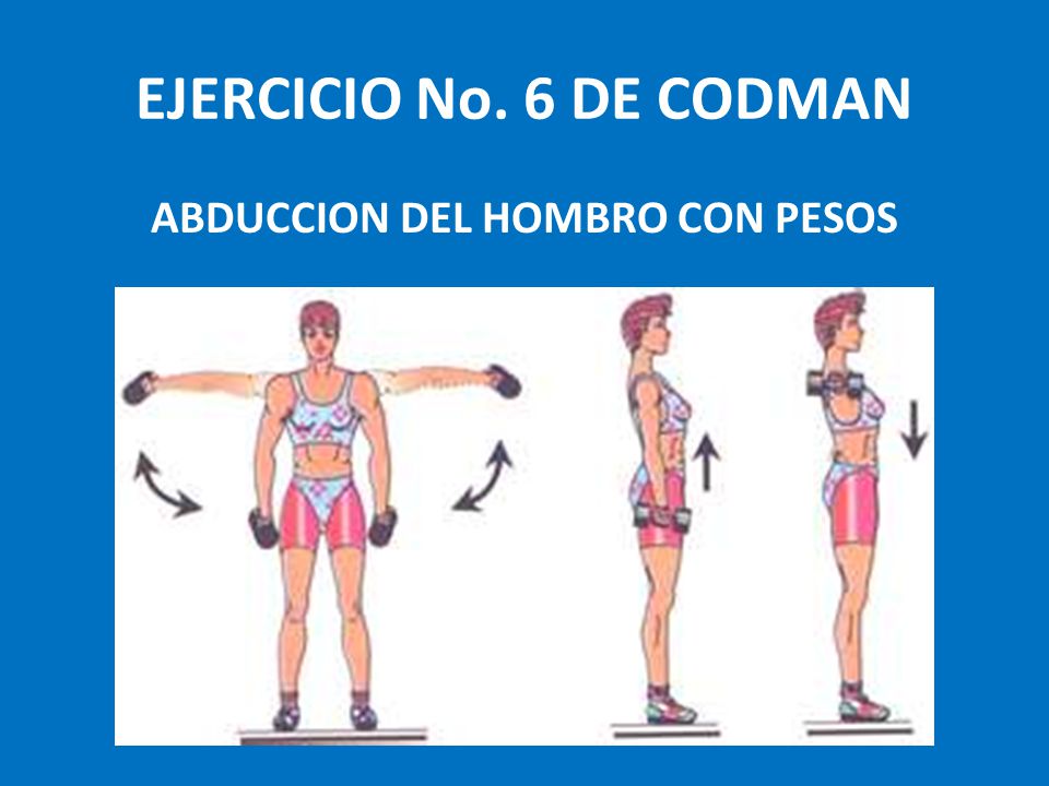 ABDUCCION DEL HOMBRO CON PESOS