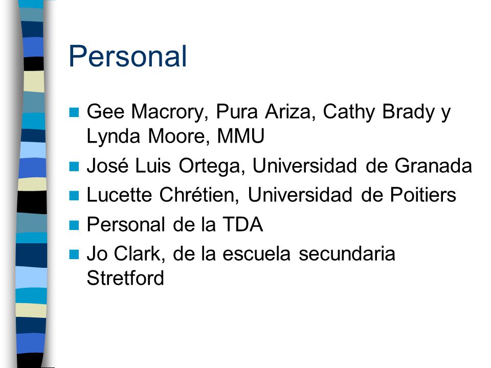 Personal Gee Macrory, Pura Ariza, Cathy Brady y Lynda Moore, MMU