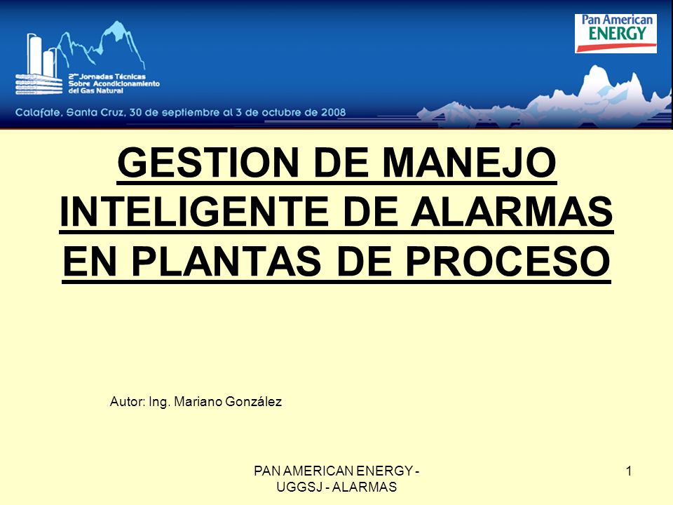 GESTION DE MANEJO INTELIGENTE DE ALARMAS EN PLANTAS DE PROCESO