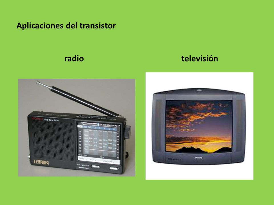 Aplicaciones del transistor