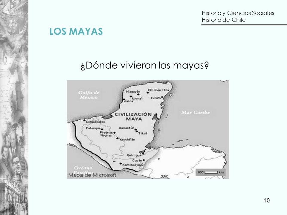 ¿Dónde vivieron los mayas