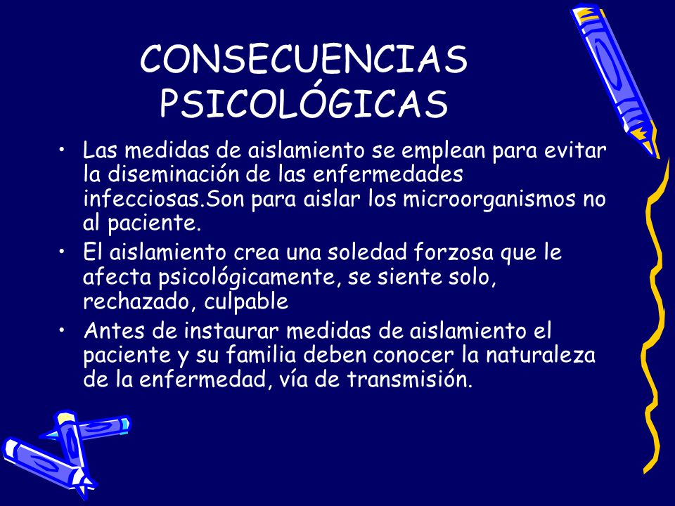 CONSECUENCIAS PSICOLÓGICAS
