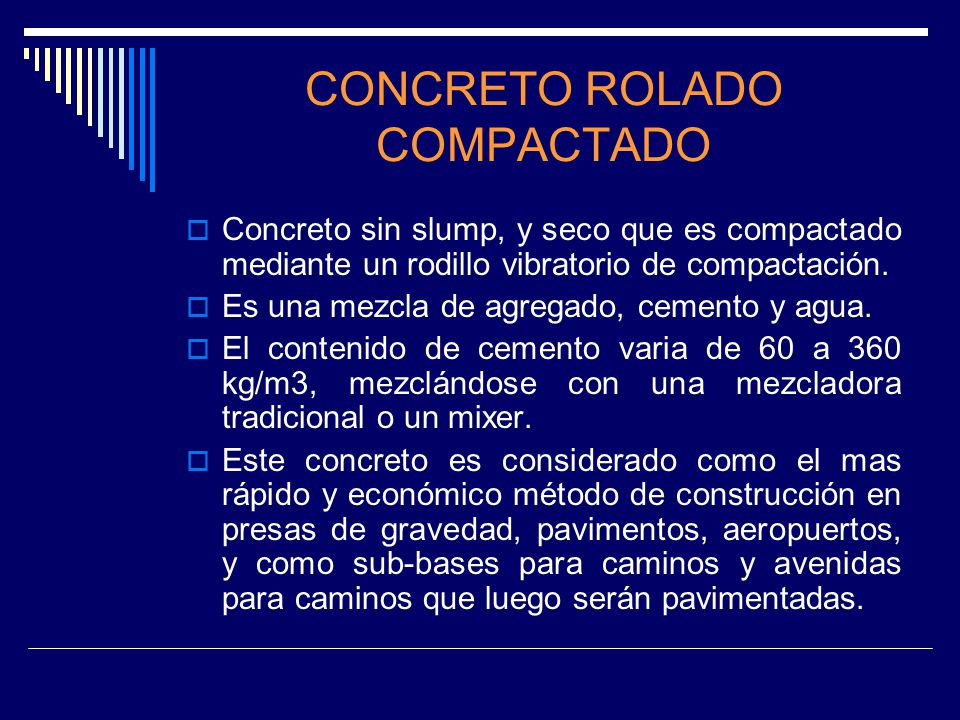 CONCRETO ROLADO COMPACTADO