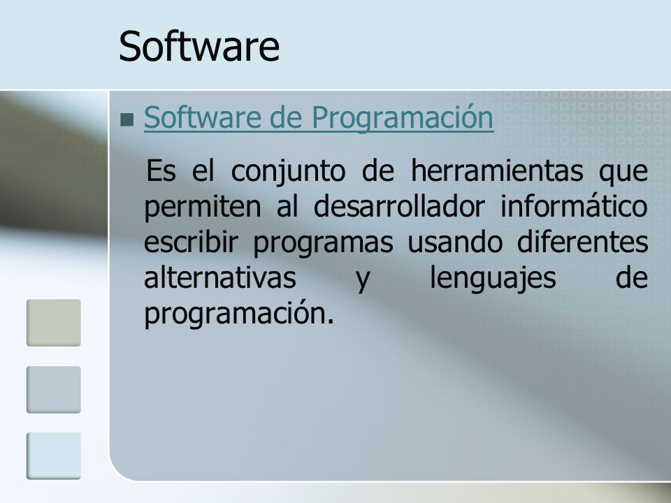Software Software de Programación