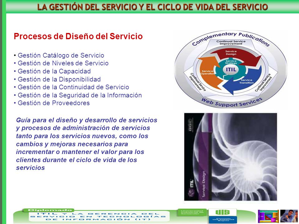 LA GESTIÓN DEL SERVICIO Y EL CICLO DE VIDA DEL SERVICIO