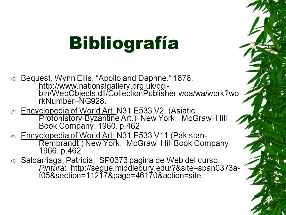 Bibliografía