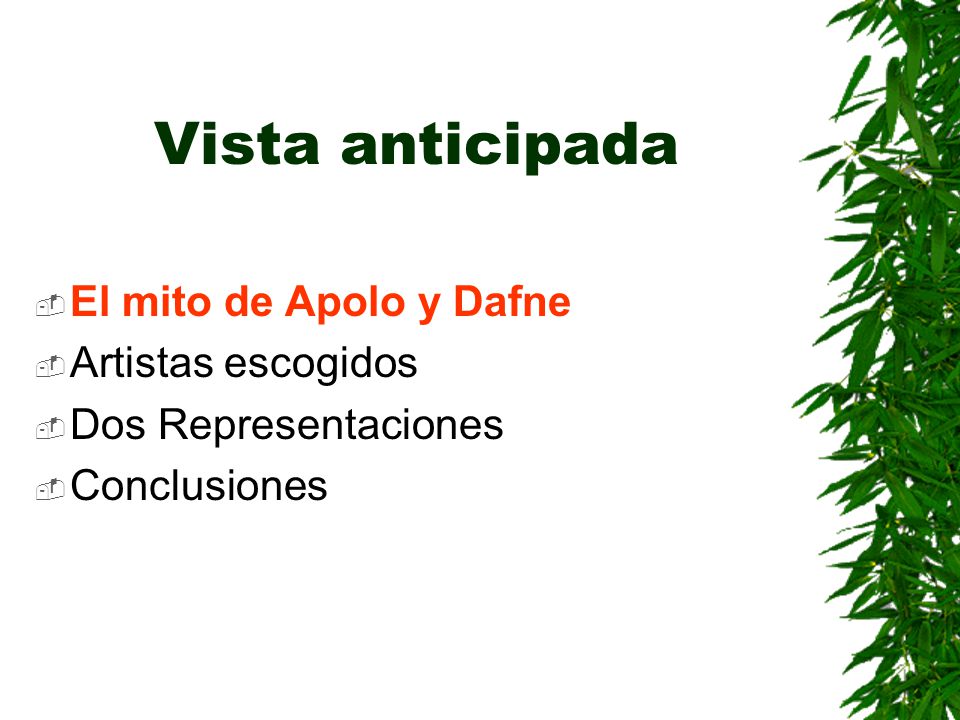 Vista anticipada El mito de Apolo y Dafne Artistas escogidos