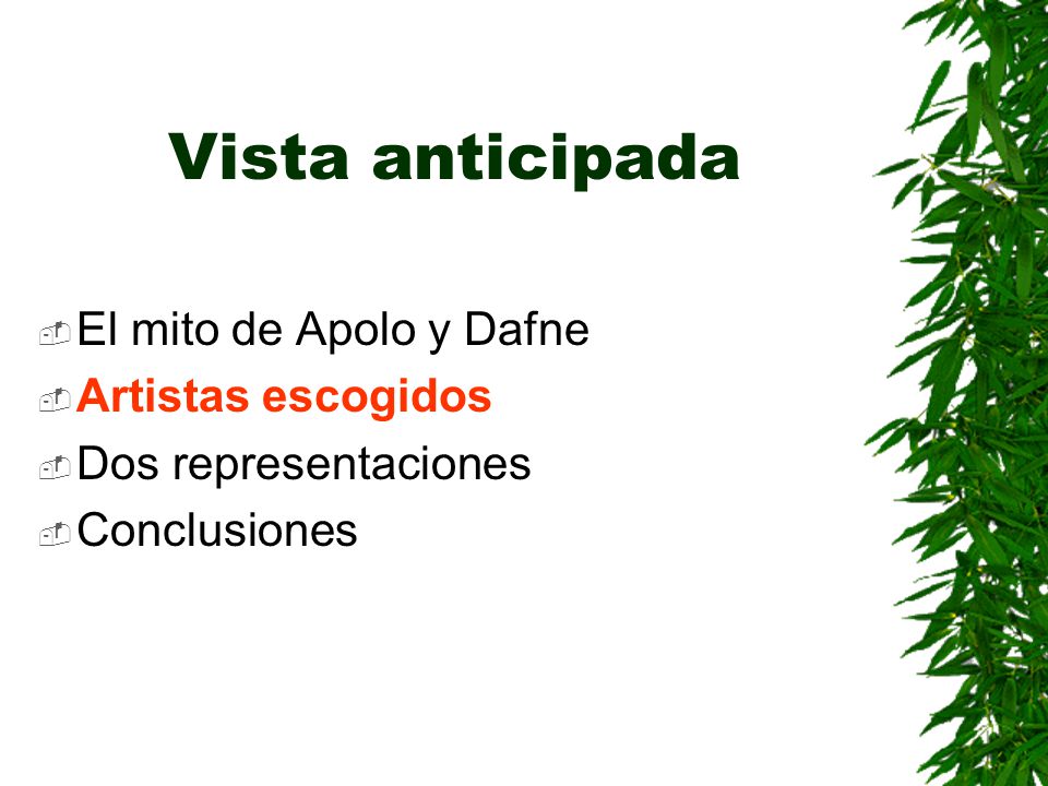 Vista anticipada El mito de Apolo y Dafne Artistas escogidos