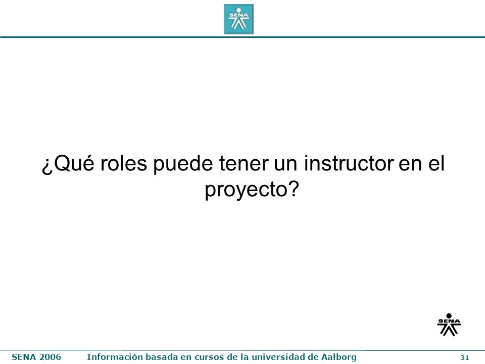 ¿Qué roles puede tener un instructor en el proyecto