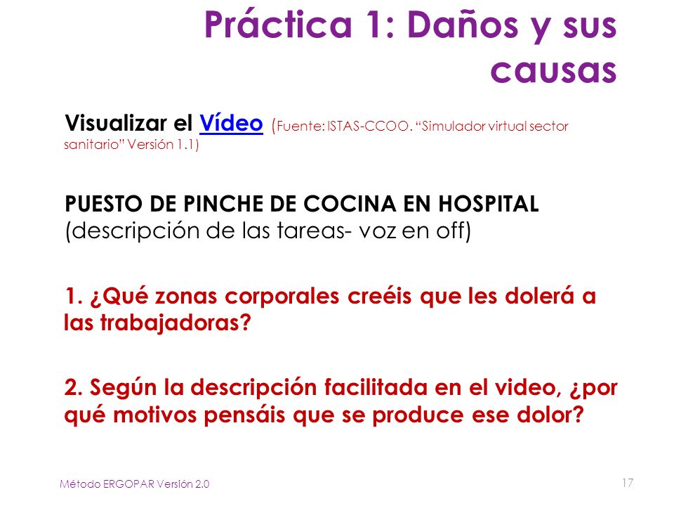 Práctica 1: Daños y sus causas