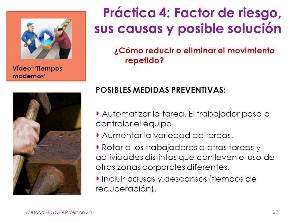Práctica 4: Factor de riesgo, sus causas y posible solución