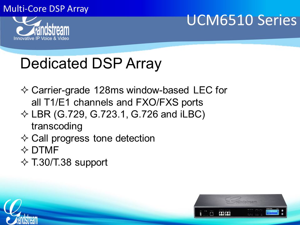 UCM6510 Series Dedicated DSP Array Multi-Core DSP Array