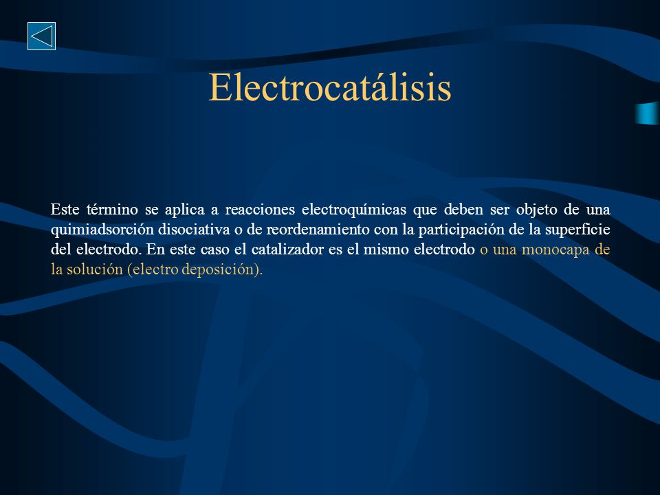 Electrocatálisis