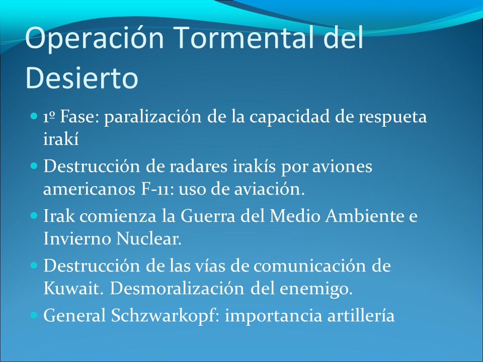 Operación Tormental del Desierto