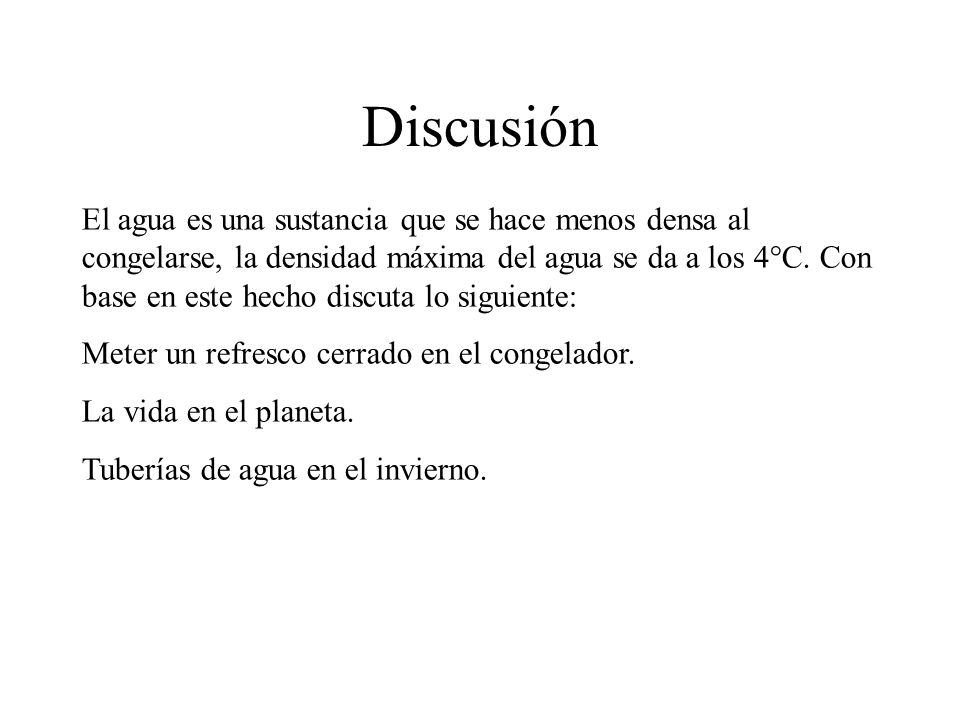 Discusión