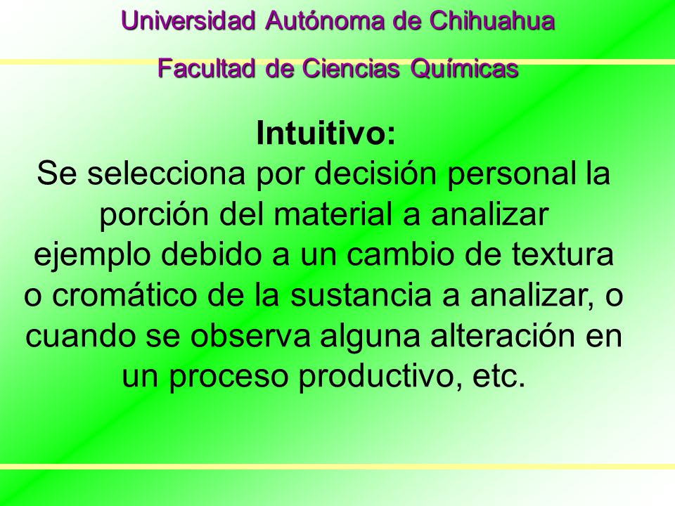 Se selecciona por decisión personal la porción del material a analizar