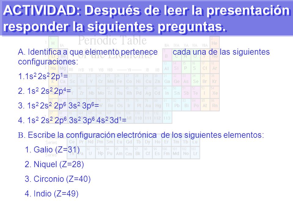ACTIVIDAD: Después de leer la presentación responder la siguientes preguntas.
