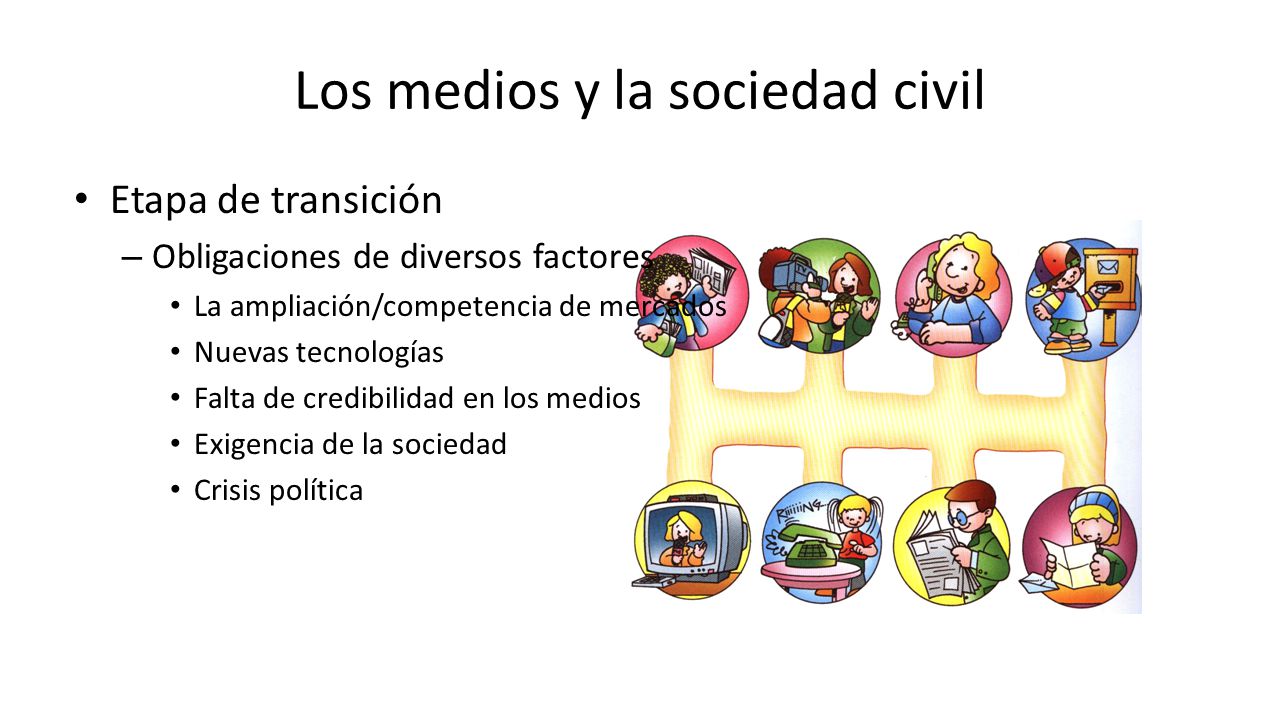 Los medios y la sociedad civil