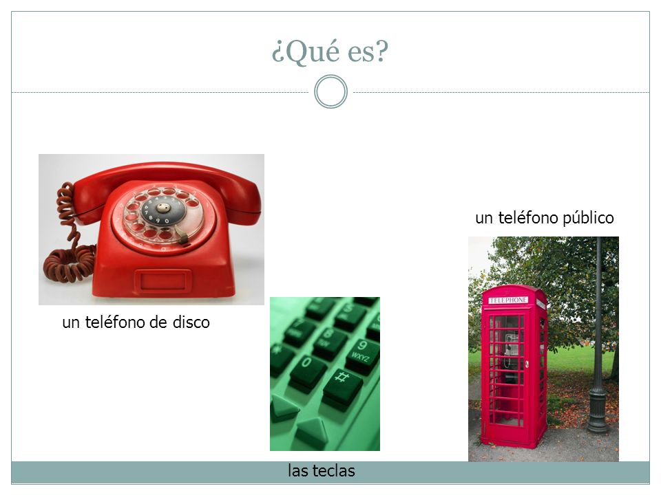 ¿Qué es un teléfono público un teléfono de disco las teclas