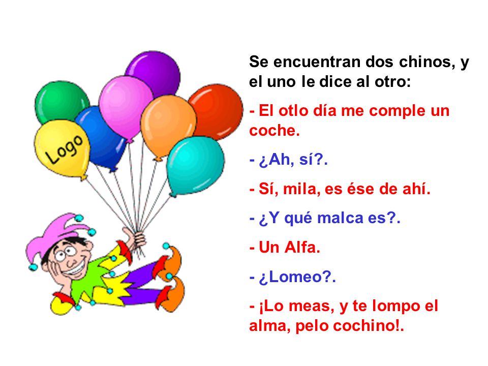 Se encuentran dos chinos, y el uno le dice al otro: