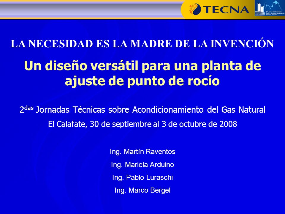 Un diseño versátil para una planta de ajuste de punto de rocío