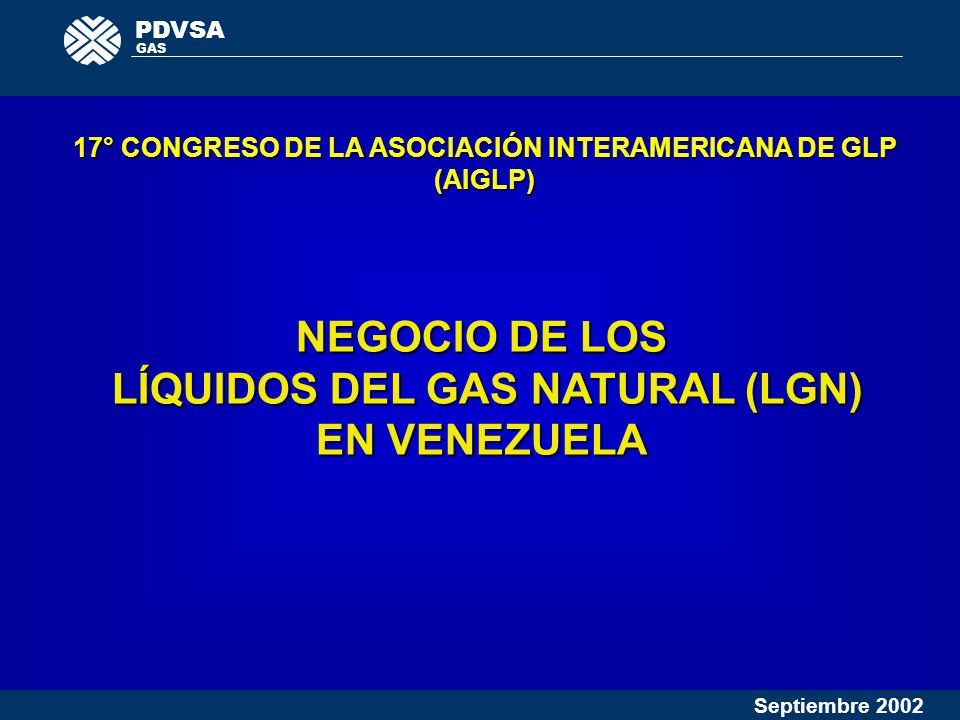 NEGOCIO DE LOS LÍQUIDOS DEL GAS NATURAL (LGN) EN VENEZUELA