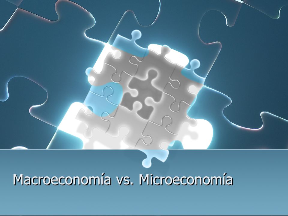 Macroeconomía vs. Microeconomía