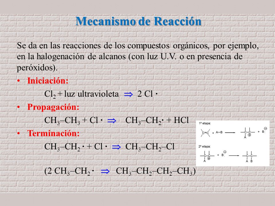 Mecanismo de Reacción
