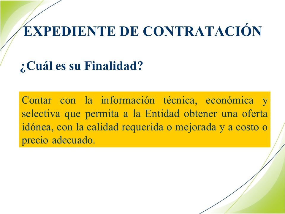 EXPEDIENTE DE CONTRATACIÓN